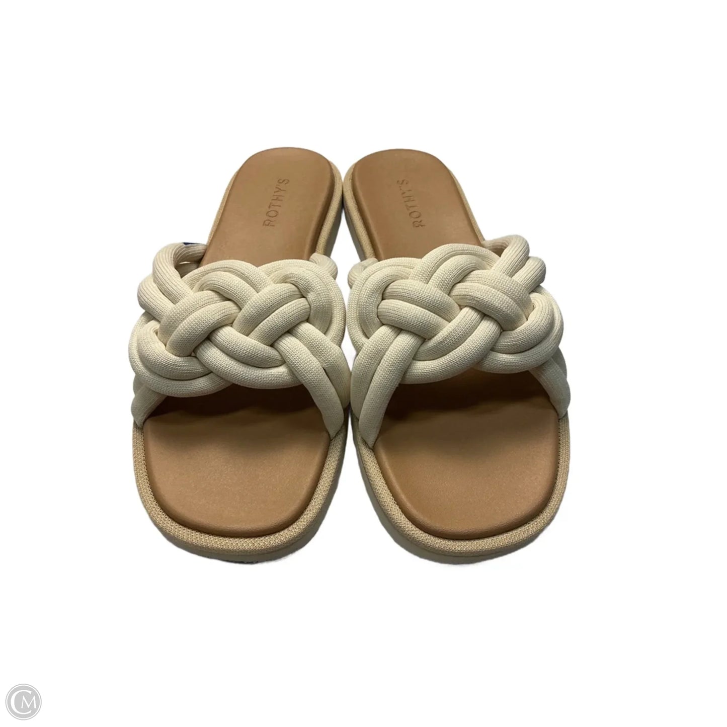Sandals Flats By Rothys In Cream, Size: 10.5