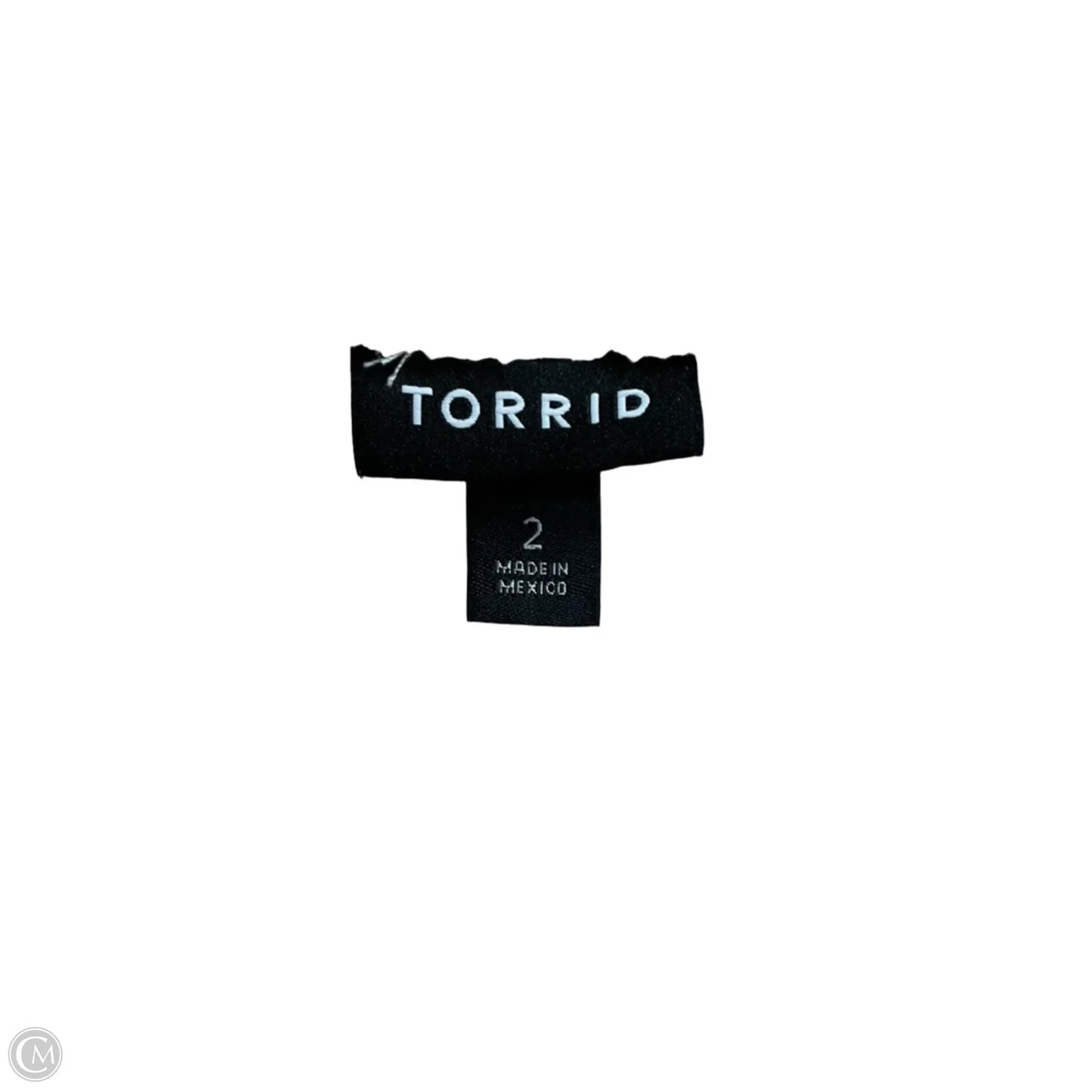 Top Short Sleeve By Torrid In Cream & Grey, Size: 18
