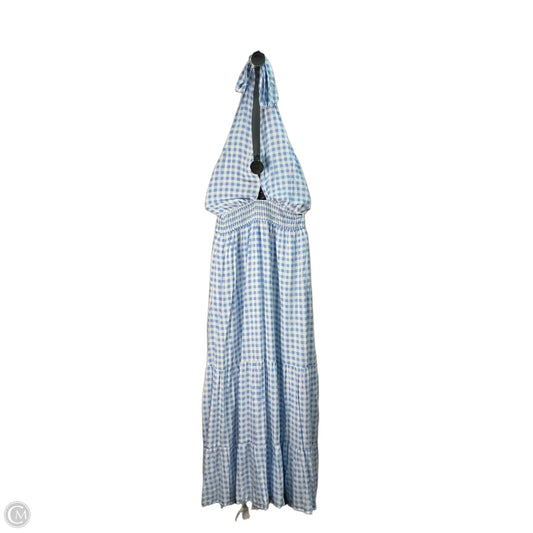 Dress Casual Maxi By Zesica In Blue & White, Size: M