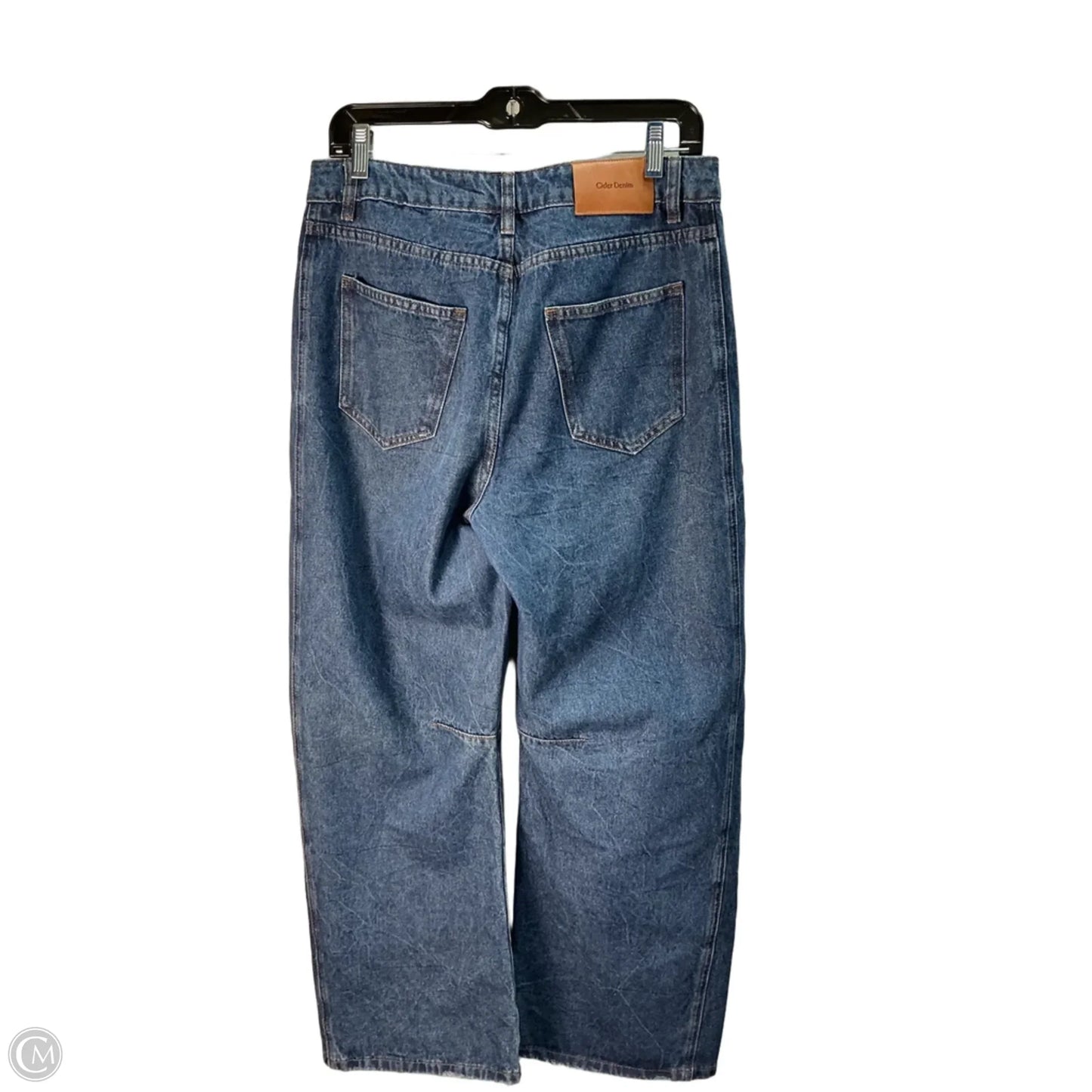 Jeans Wide Leg By Cider In Blue Denim, Size: 6