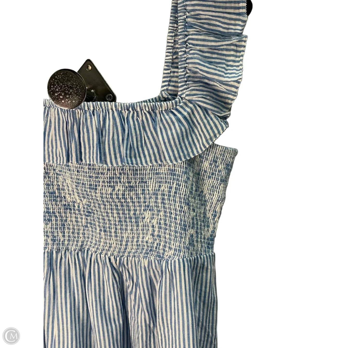 Dress Casual Midi By Vineyard Vines In Striped Pattern, Size: M
