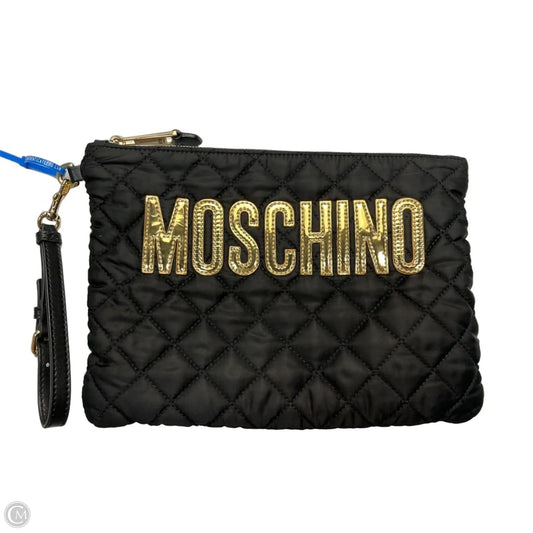 Wristlet Luxury Designer By Moschino, Size: Large