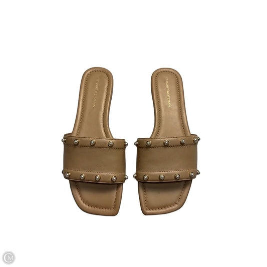 Sandals Designer By Stuart Weitzman In Beige, Size: 7.5