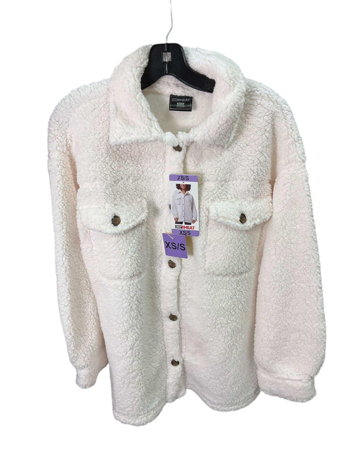 Jacket Faux Fur & Sherpa By 32 Degrees In White, Size: Xs