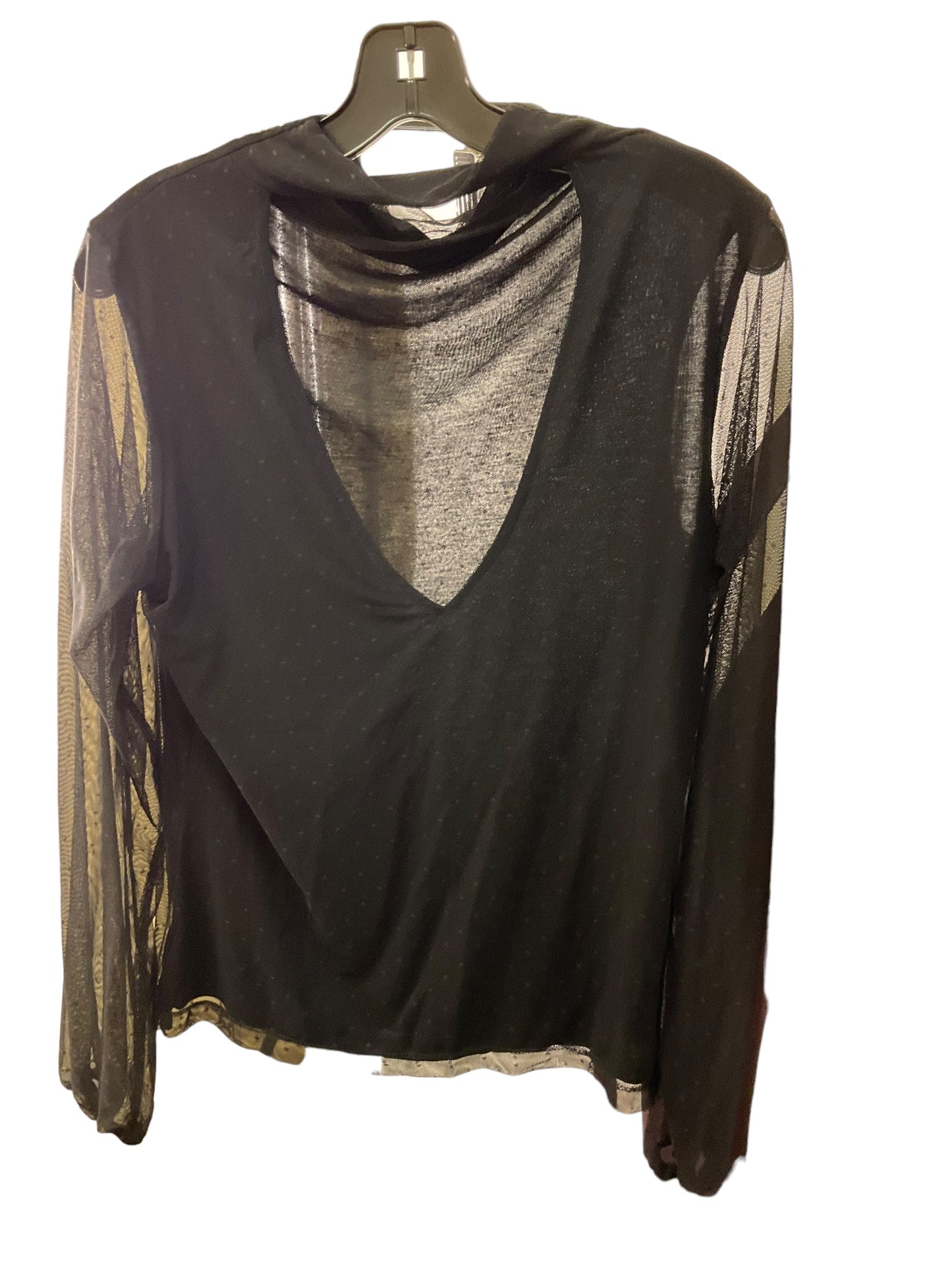 Top Long Sleeve By Sanctuary In Black, Size: M