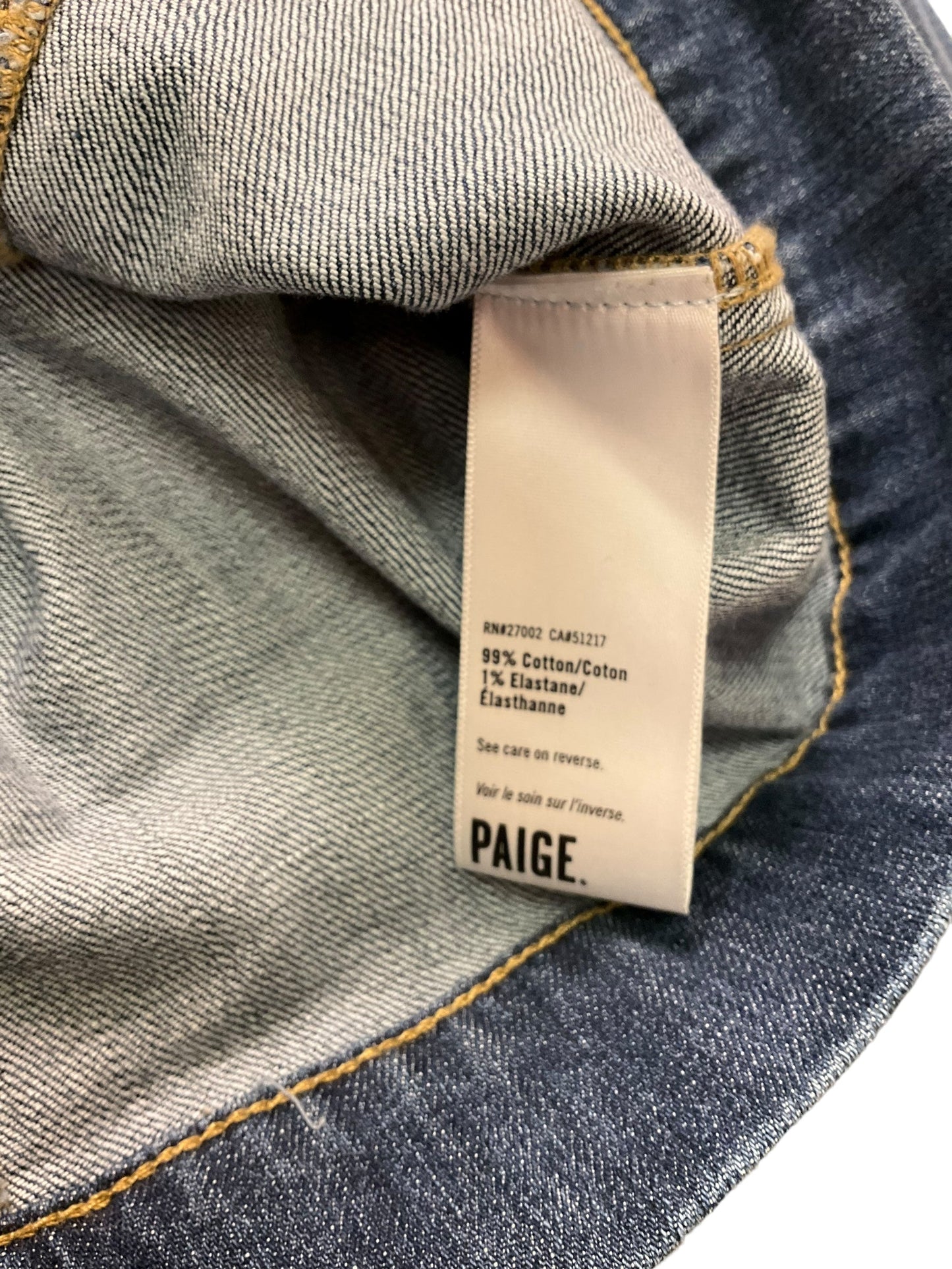 Jacket Designer By Paige In Denim, Size: M