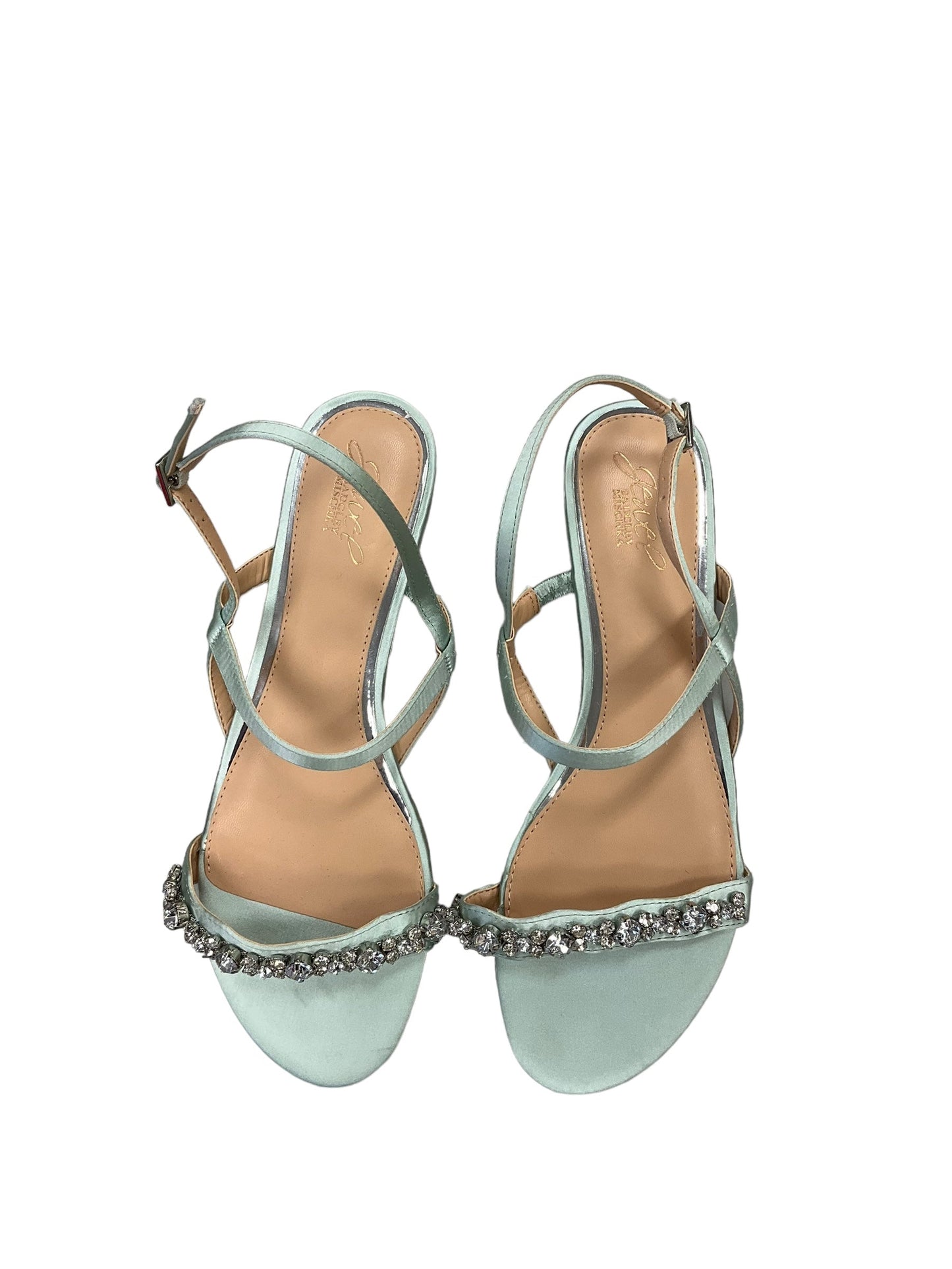 Sandals Designer By Badgley Mischka In Mint, Size: 10