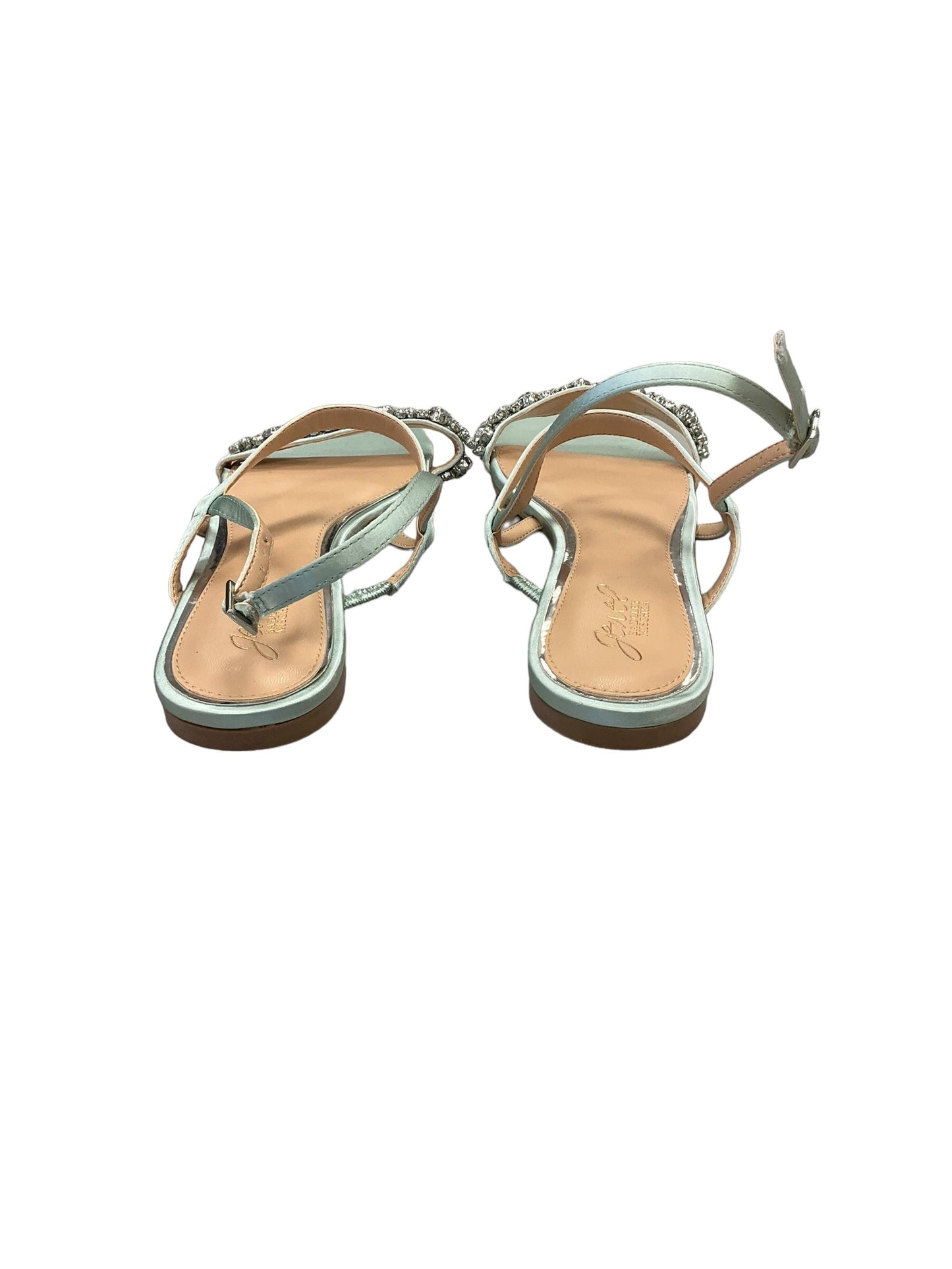 Sandals Designer By Badgley Mischka In Mint, Size: 10