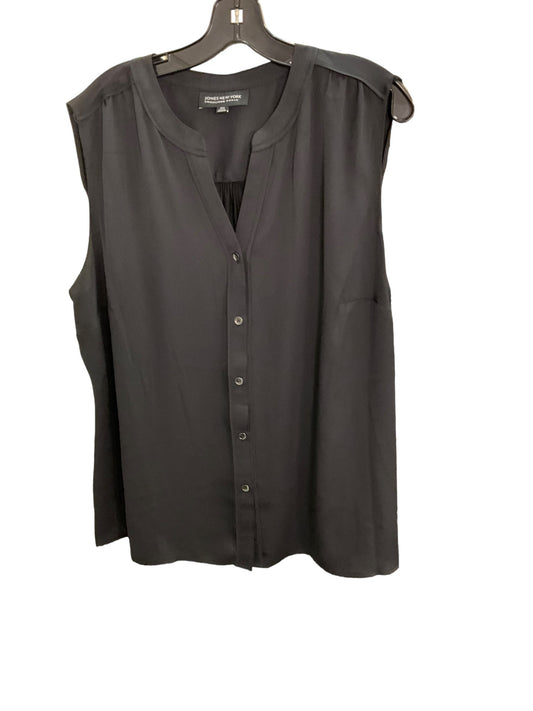 Top Sleeveless By Jones New York In Black, Size: 16