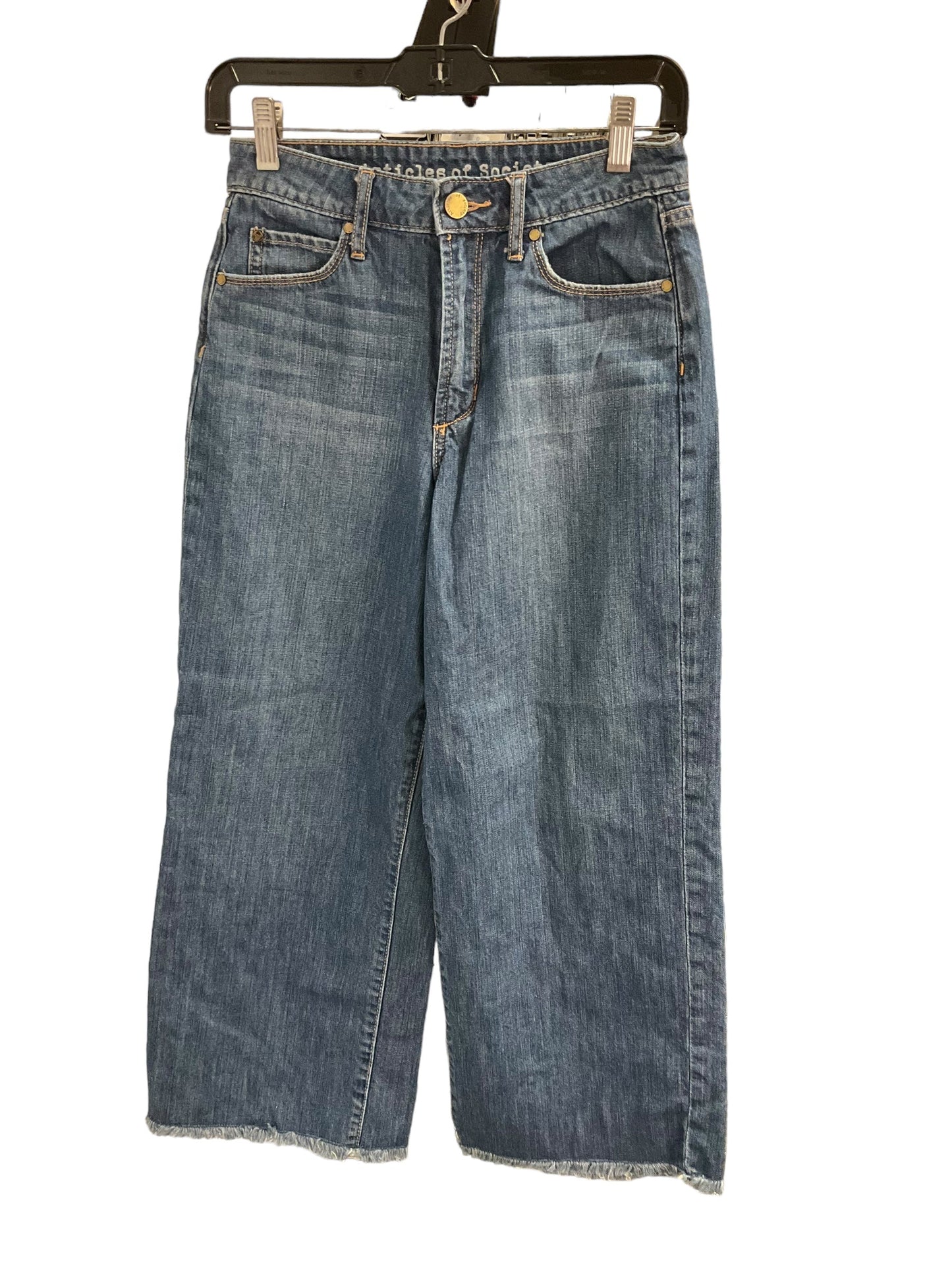 Jeans Wide Leg By Articles Of Society In Denim, Size: 2