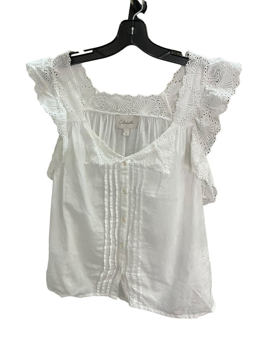 Top Sleeveless By Nordstrom In White, Size: S