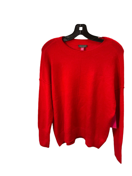 Top Long Sleeve By Vince Camuto In Red, Size: Xs