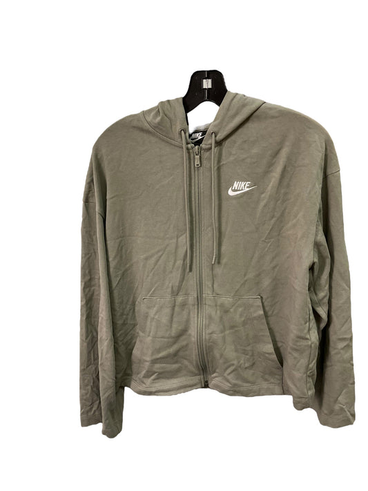 Athletic Sweatshirt Hoodie By Nike Apparel In Green, Size: S