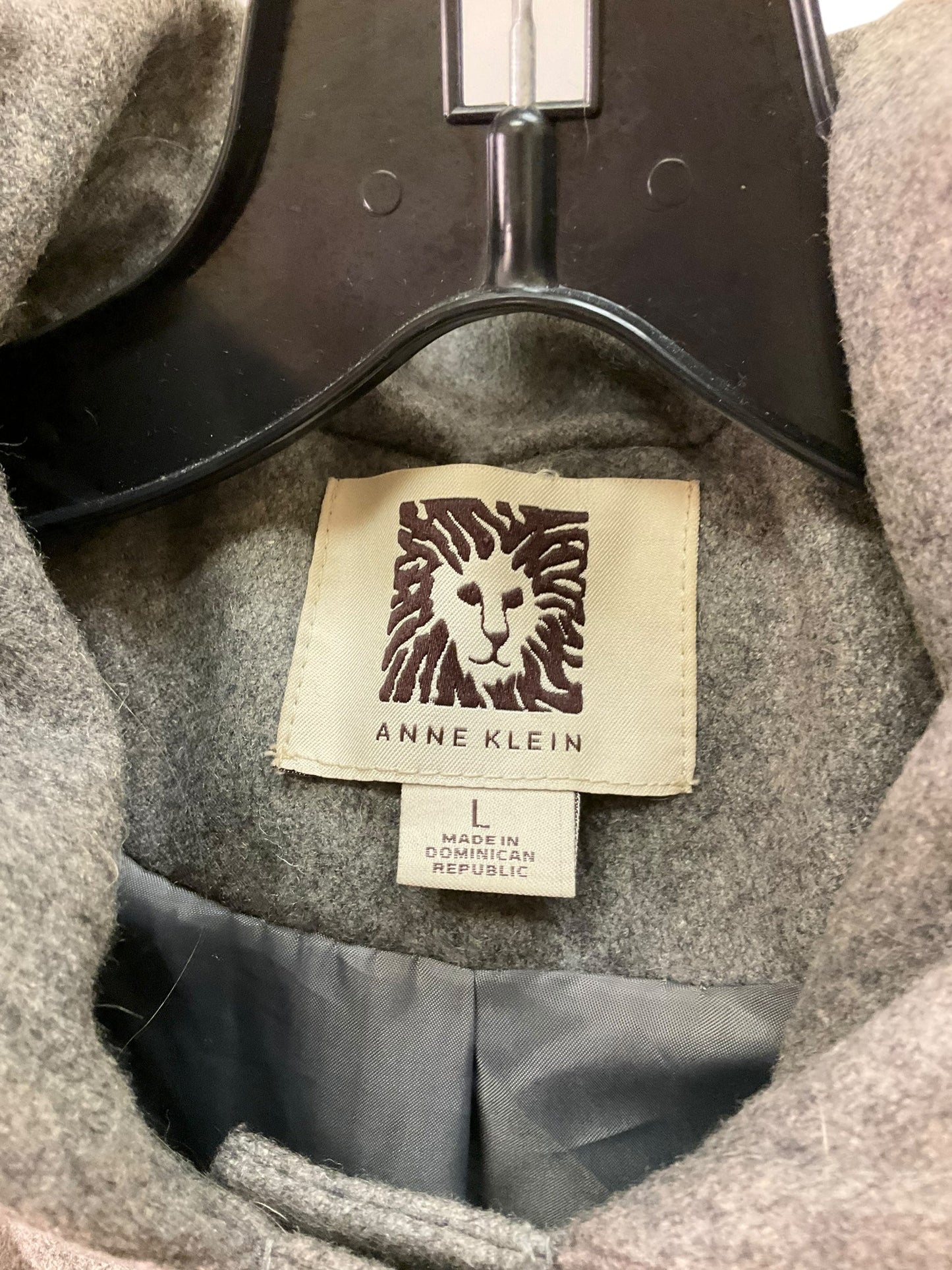 Coat Other By Anne Klein O In Grey, Size: L