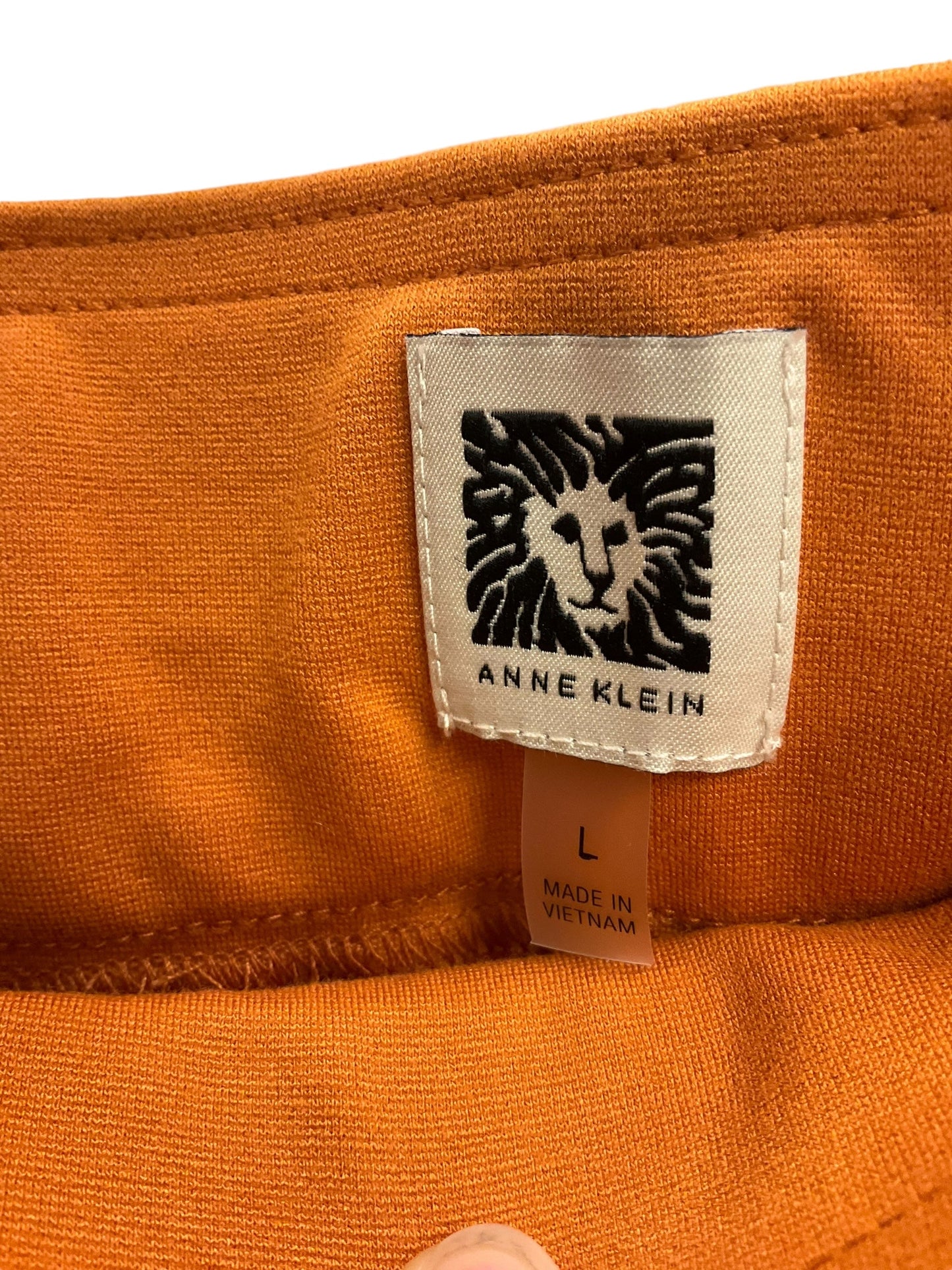 Pants Palazzo By Anne Klein In Orange, Size: L