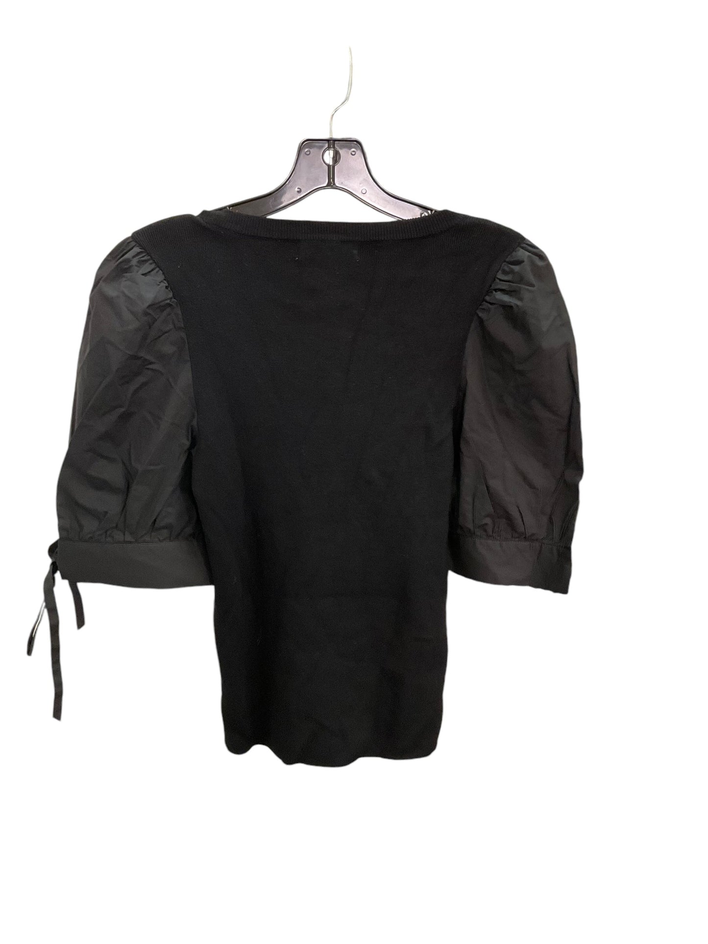 Top 3/4 Sleeve By Design History In Black, Size: L