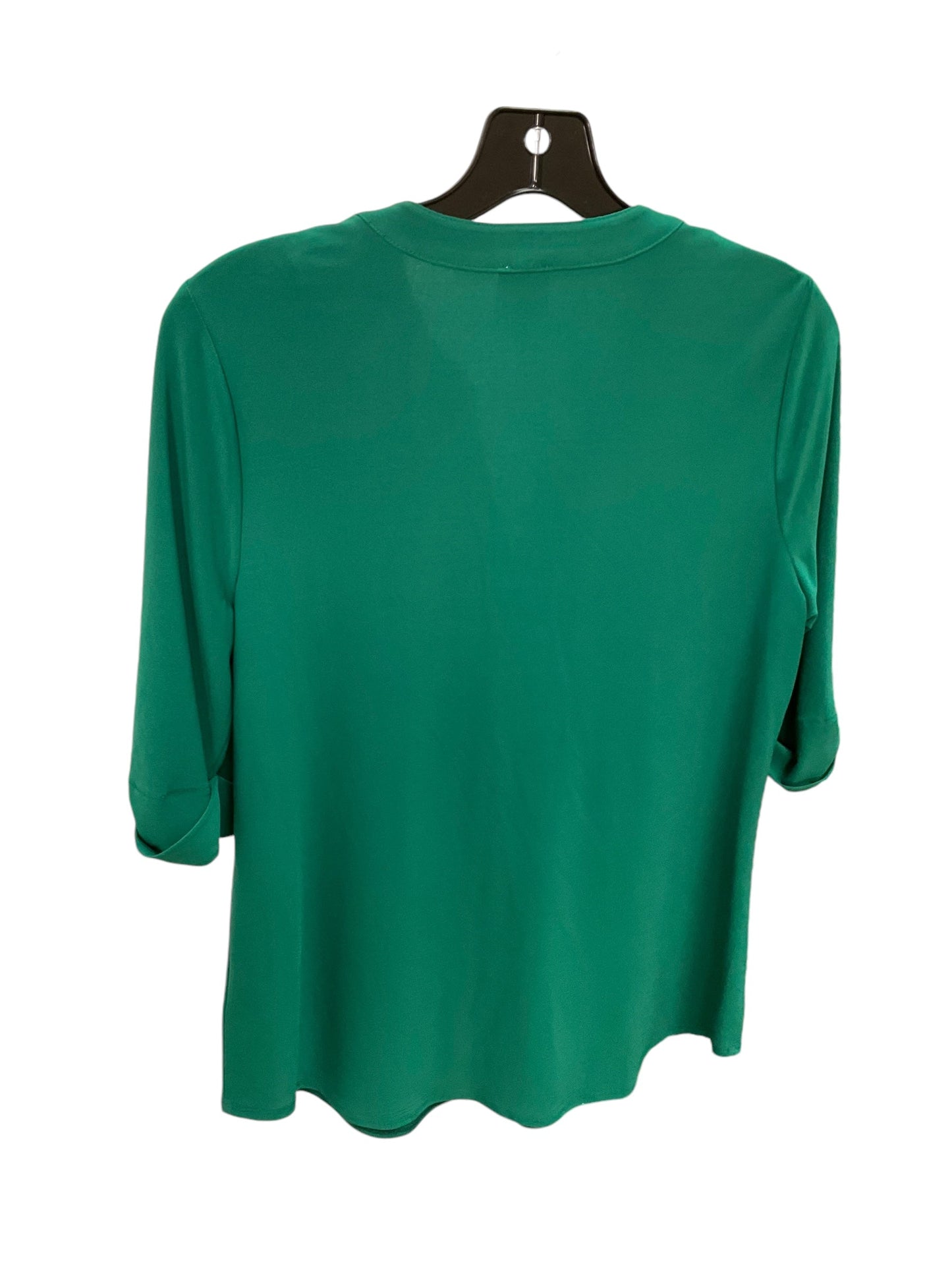 Top 3/4 Sleeve By Anne Klein In Green, Size: S