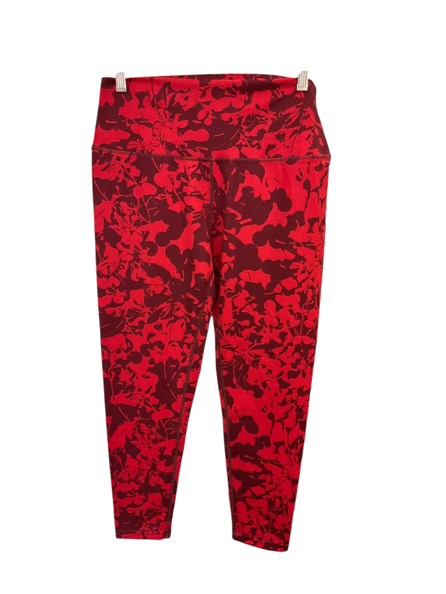 Athletic Capris By Zella In Red, Size: L