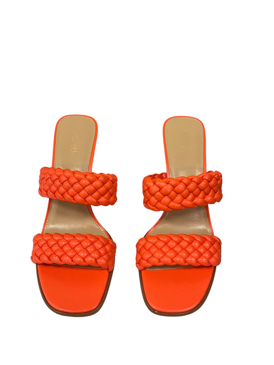 Sandals Designer By Michael By Michael Kors In Orange, Size: 11