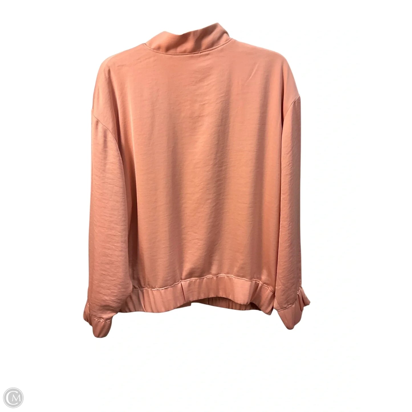 Jacket Shirt By Express In Coral, Size: L