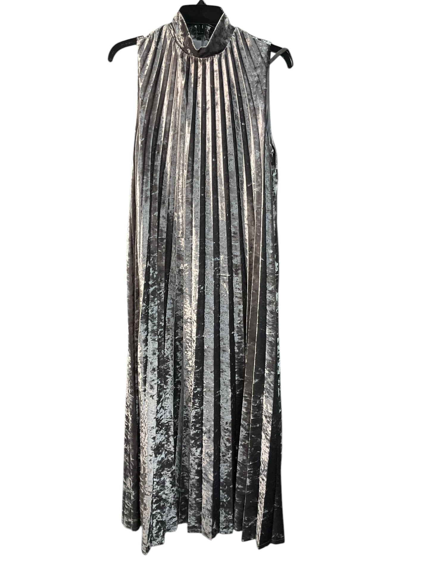 Dress Party Long By New York And Co In Silver, Size: L