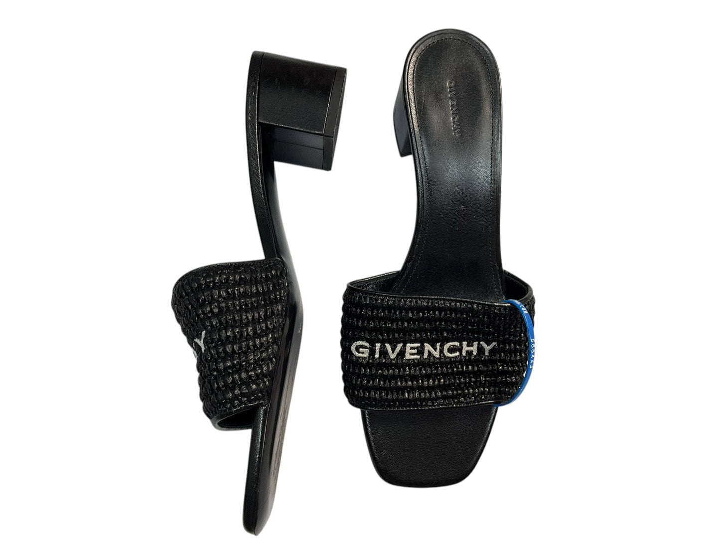 Sandals Luxury Designer By Givenchy In Black, Size: 9