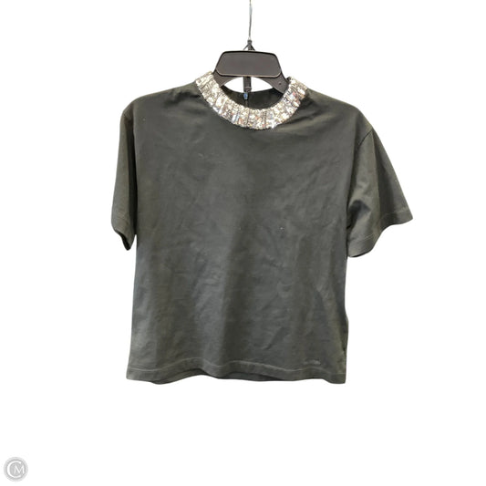 Top Short Sleeve Luxury Designer By Valentino-garavani In Black, Size: L