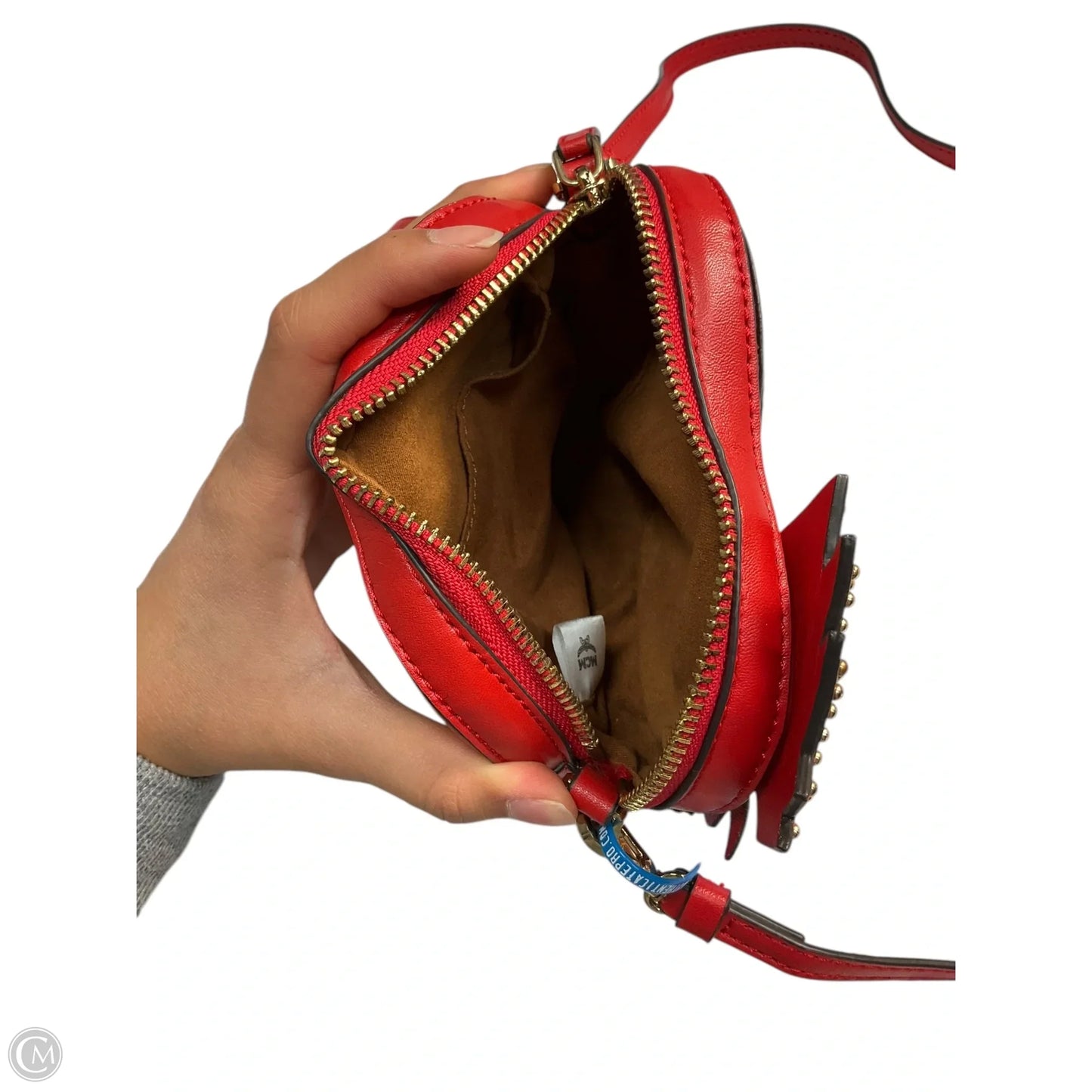 Crossbody Luxury Designer By Mcm, Size: Small