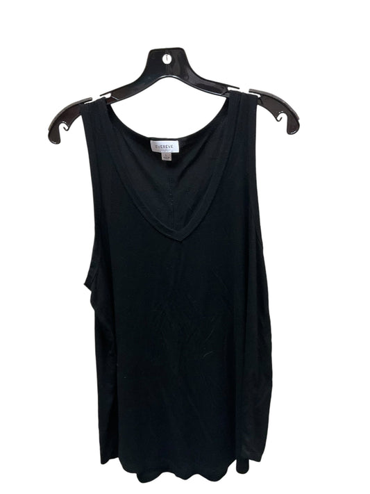 Top Sleeveless By Nordstrom In Black, Size: L