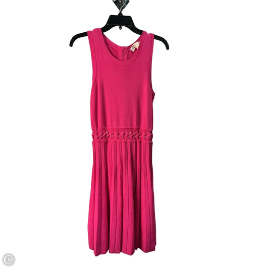 Dress Casual Midi By Michael By Michael Kors In Pink, Size: S