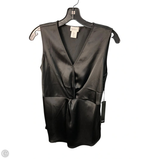 Top Sleeveless By Nicole Miller In Black, Size: S