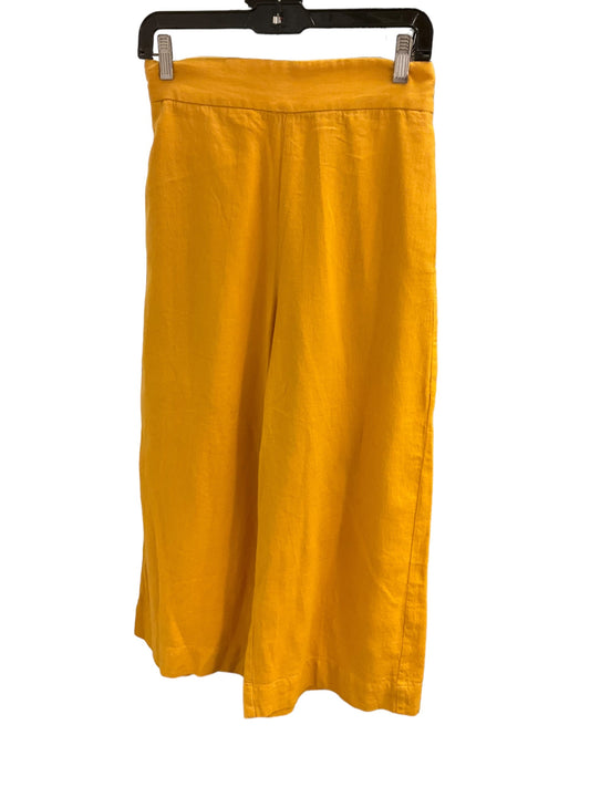 Pants Palazzo By Madewell In Yellow, Size: 4