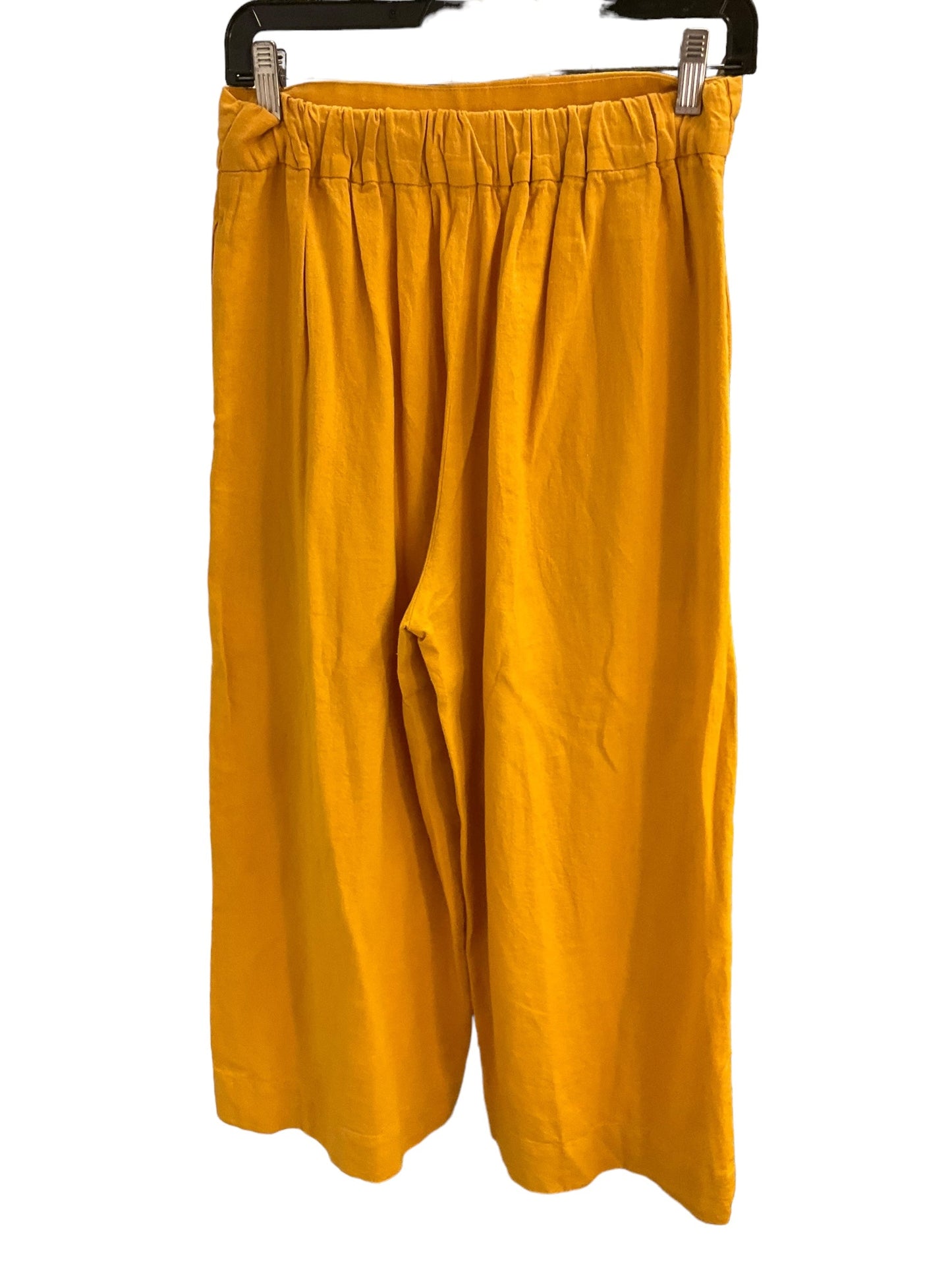 Pants Palazzo By Madewell In Yellow, Size: 4