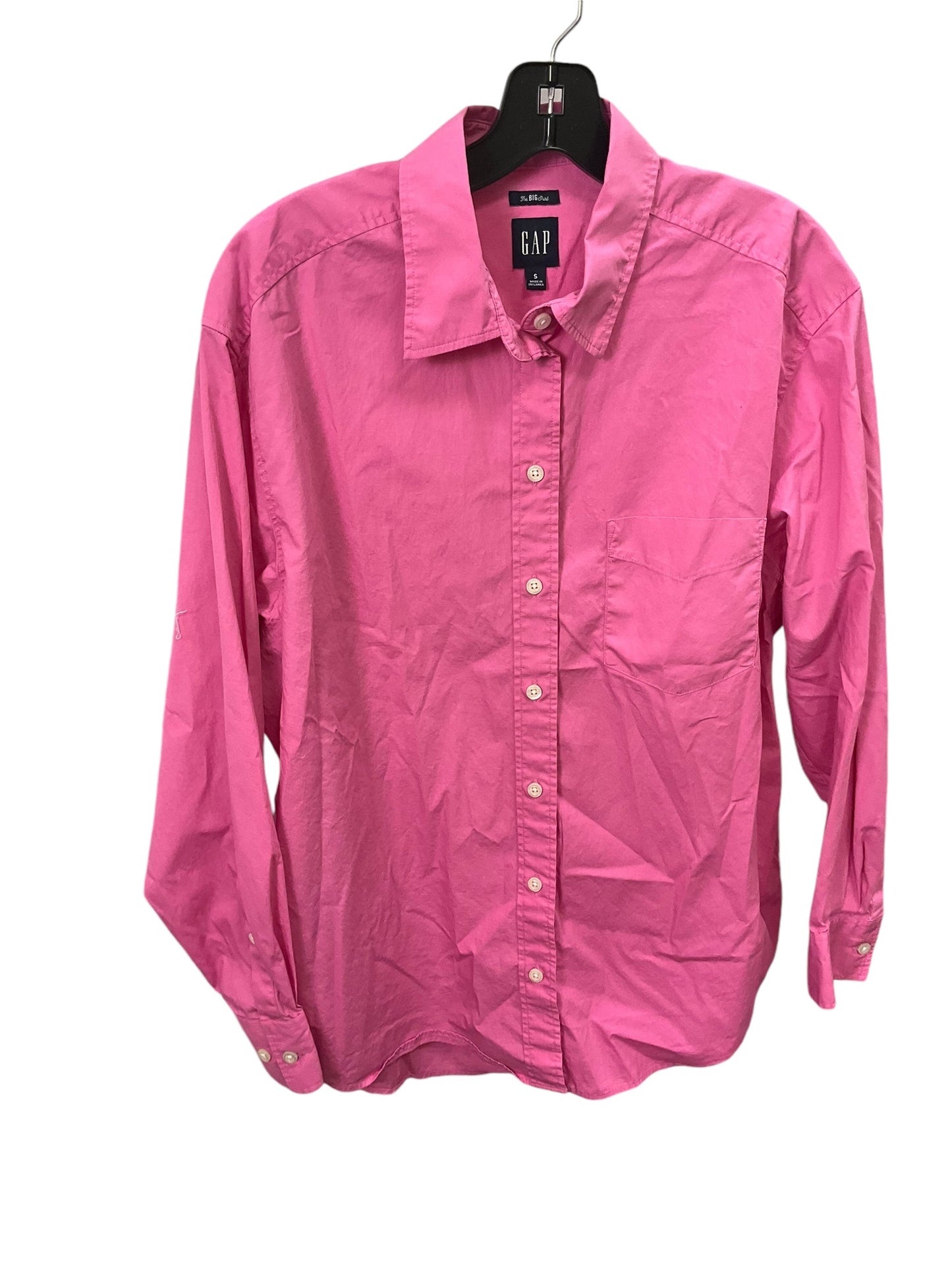 Top Long Sleeve By Gap In Pink, Size: S