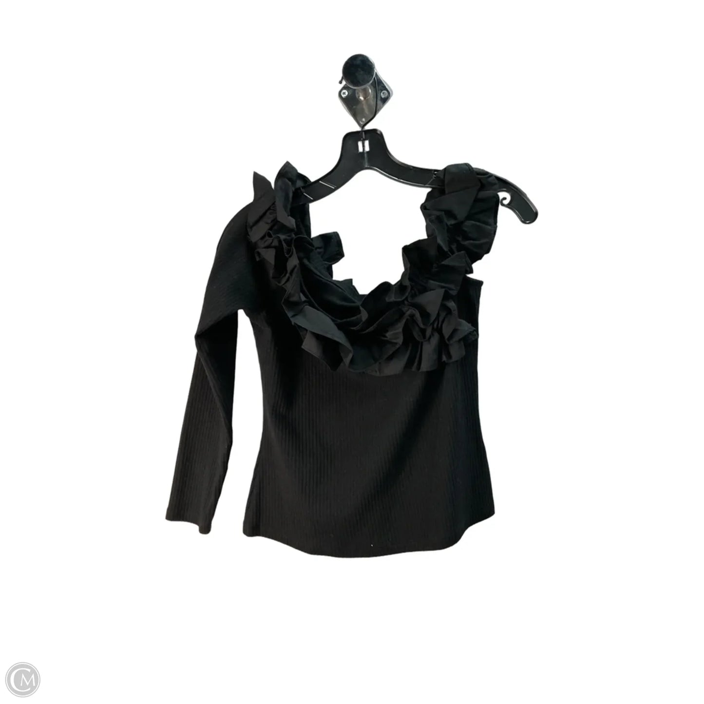 Top Long Sleeve By Lea & Viola In Black, Size: M