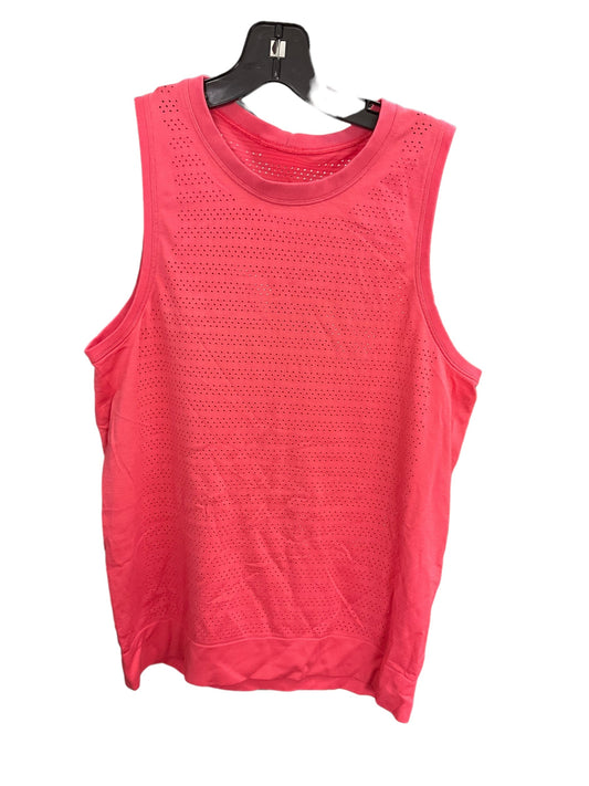 Athletic Tank Top By Lululemon In Coral, Size: S