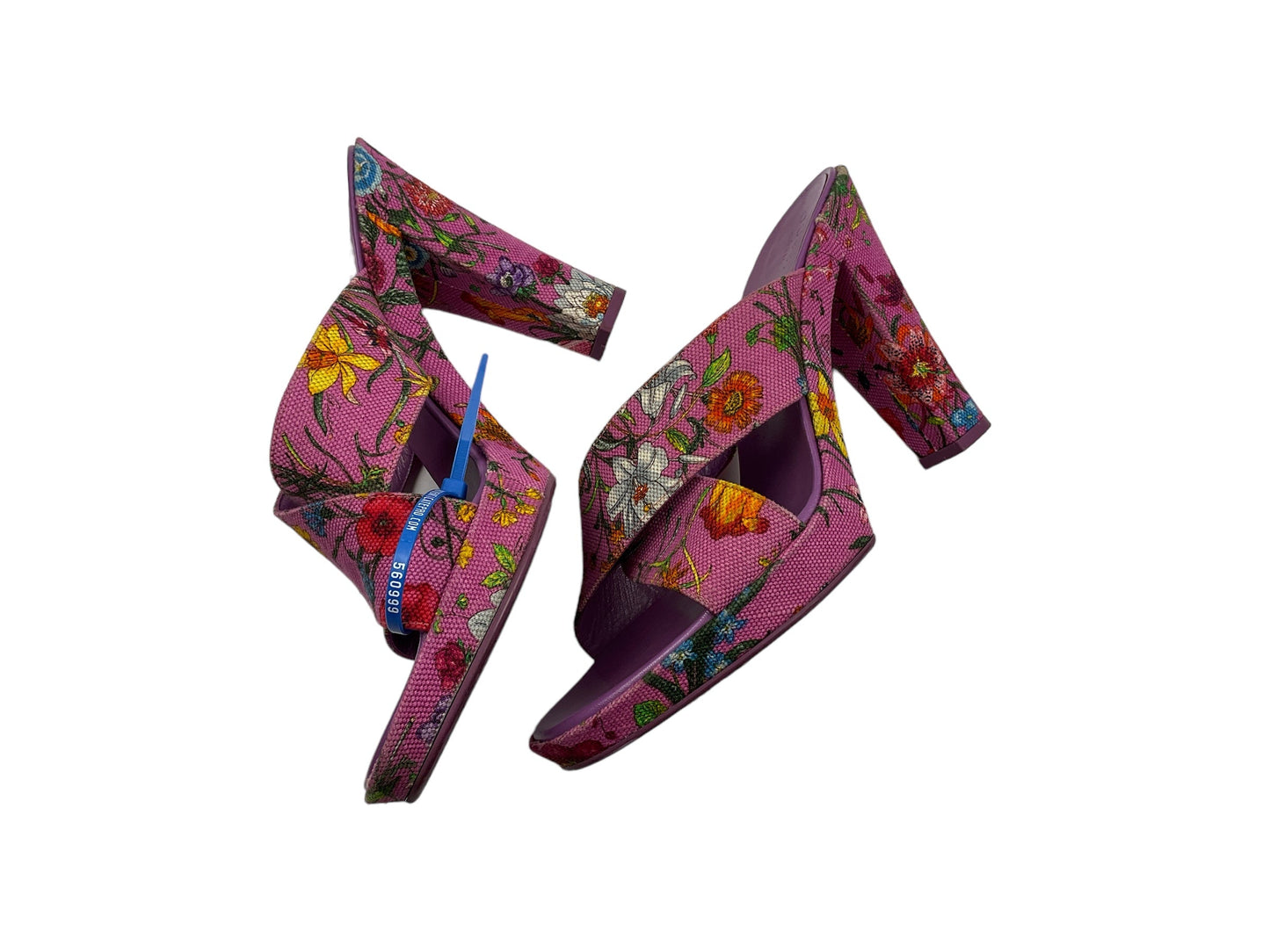 Flowered Shoes Luxury Designer Gucci, Size 9