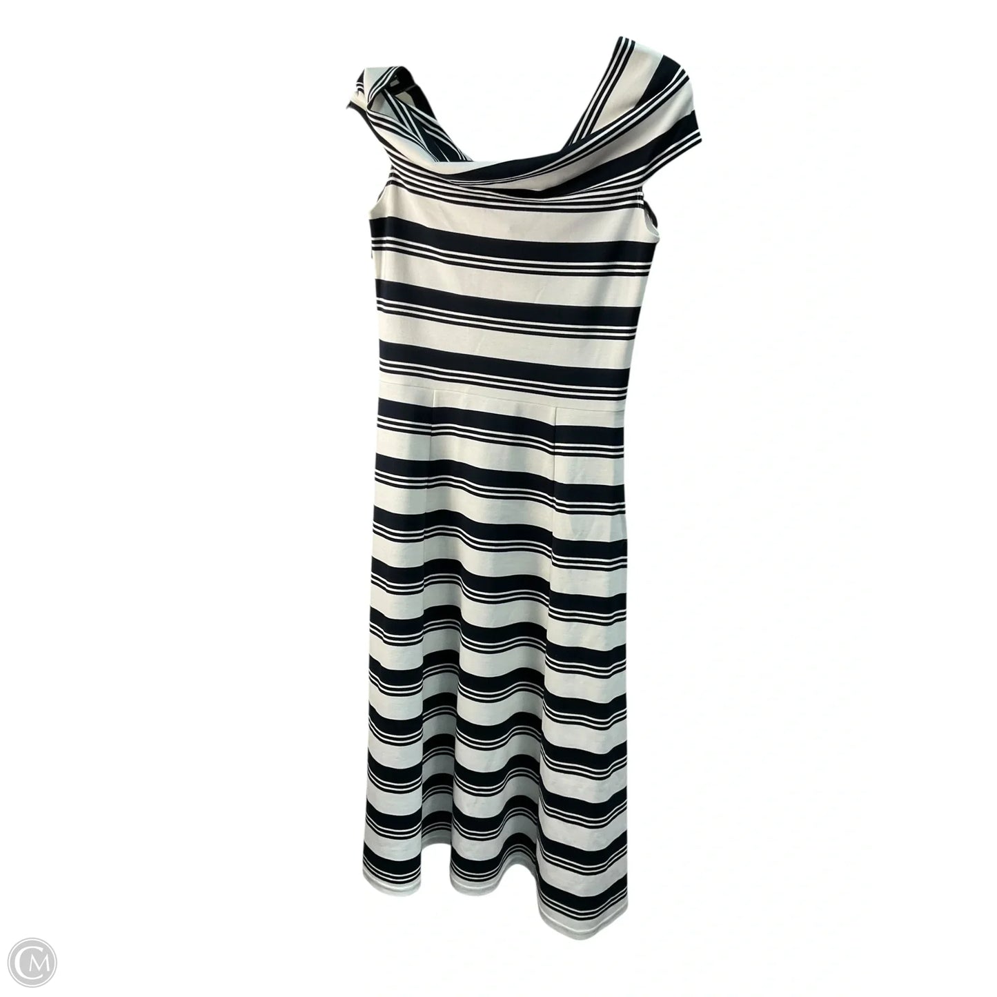 Dress Designer By Derek Lam In Blue & Cream, Size: M