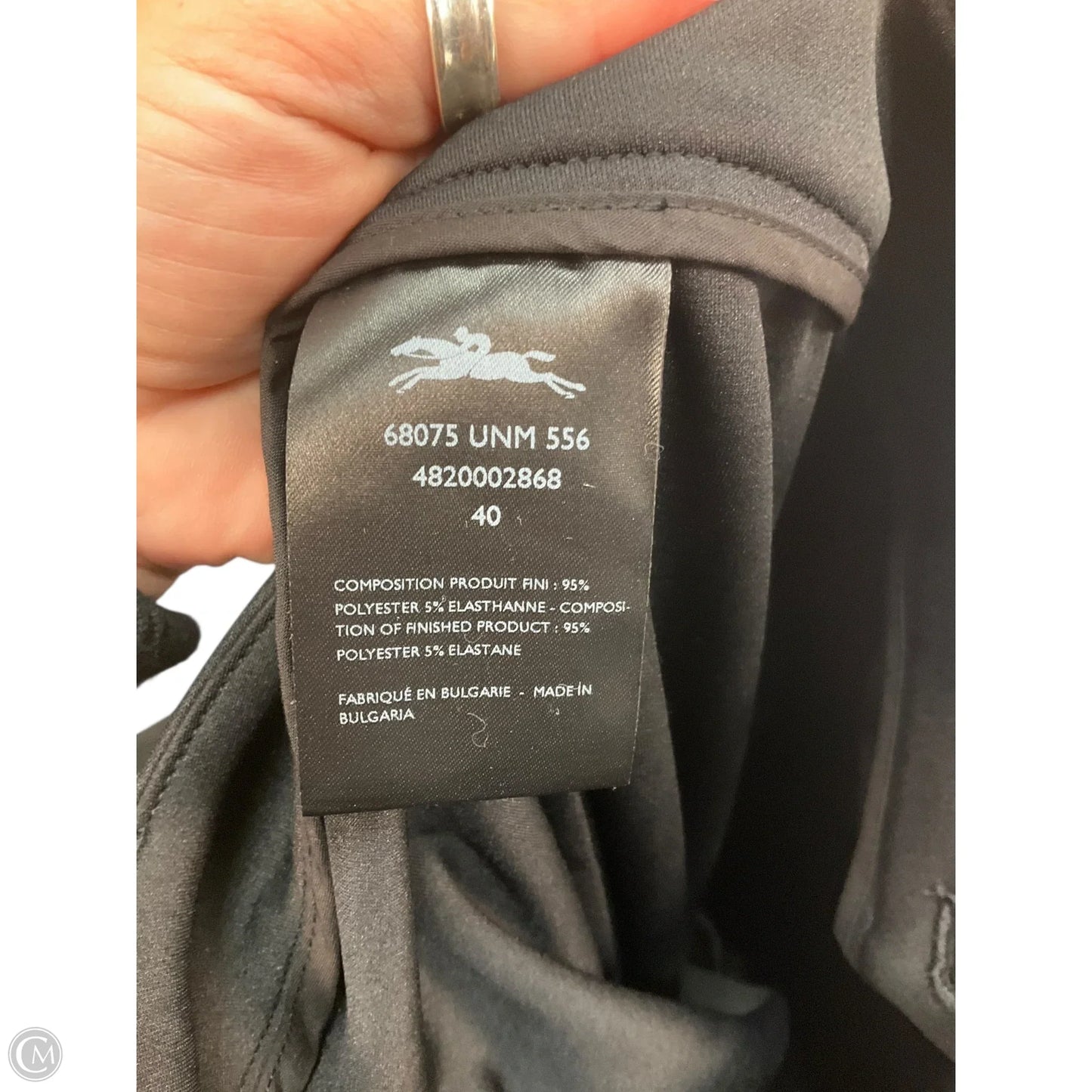 Pants Designer By Longchamp In Black, Size: 6