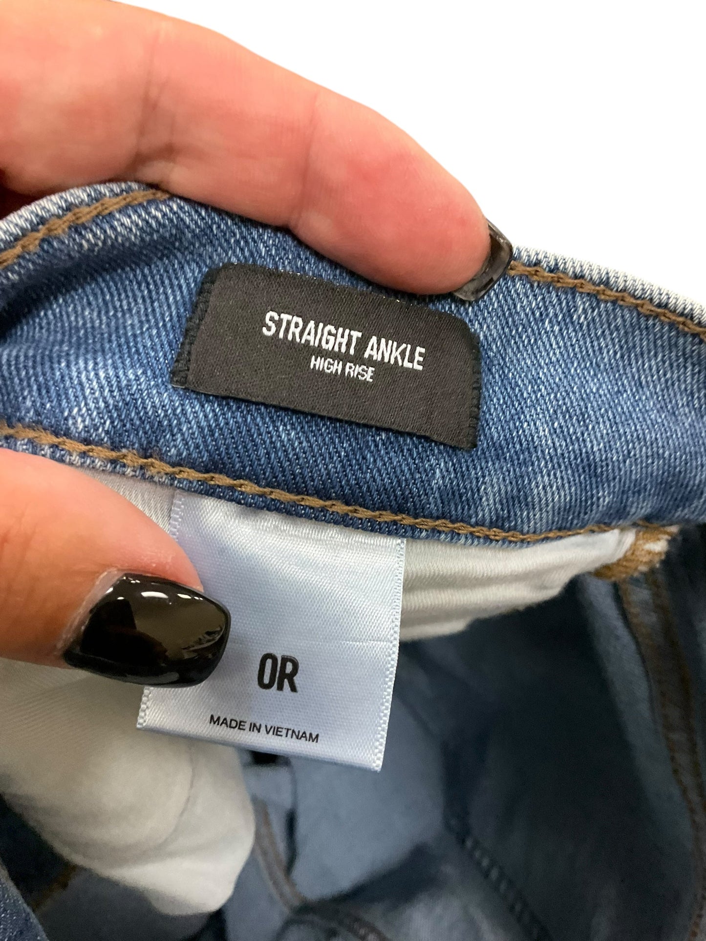 Jeans Straight By Express In Denim, Size: 0