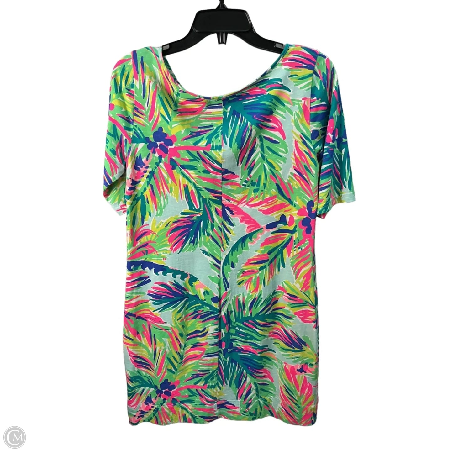 Dress Designer By Lilly Pulitzer In Tropical Print, Size: M