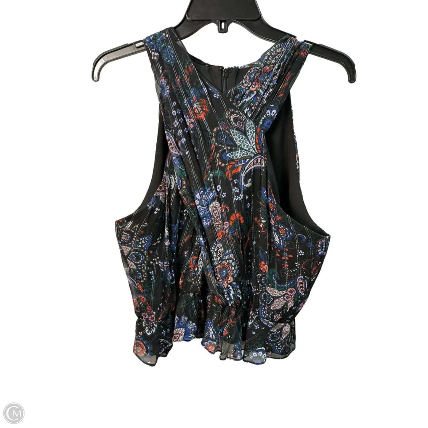 Top Sleeveless By Veronica Beard In Black, Size: 16