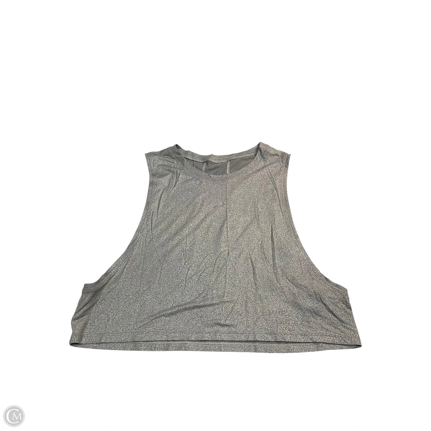 Athletic Tank Top By Lululemon In Grey, Size: M