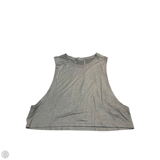 Athletic Tank Top By Lululemon In Grey, Size: M