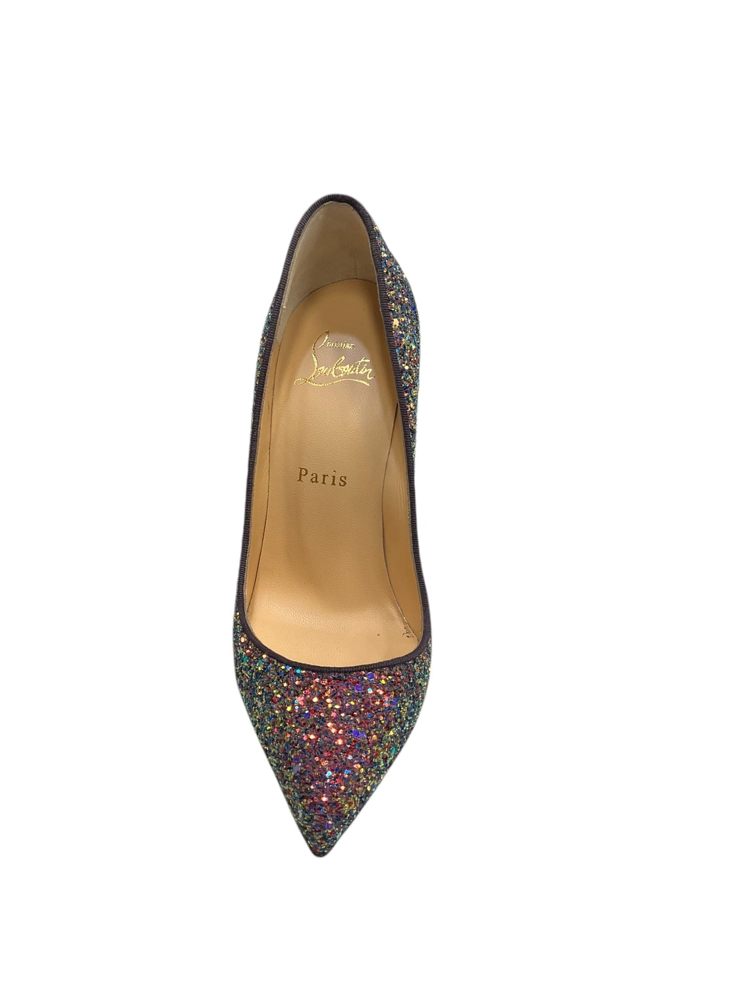 Shoes Luxury Designer By Christian Louboutin In Multi-colored, Size: 6