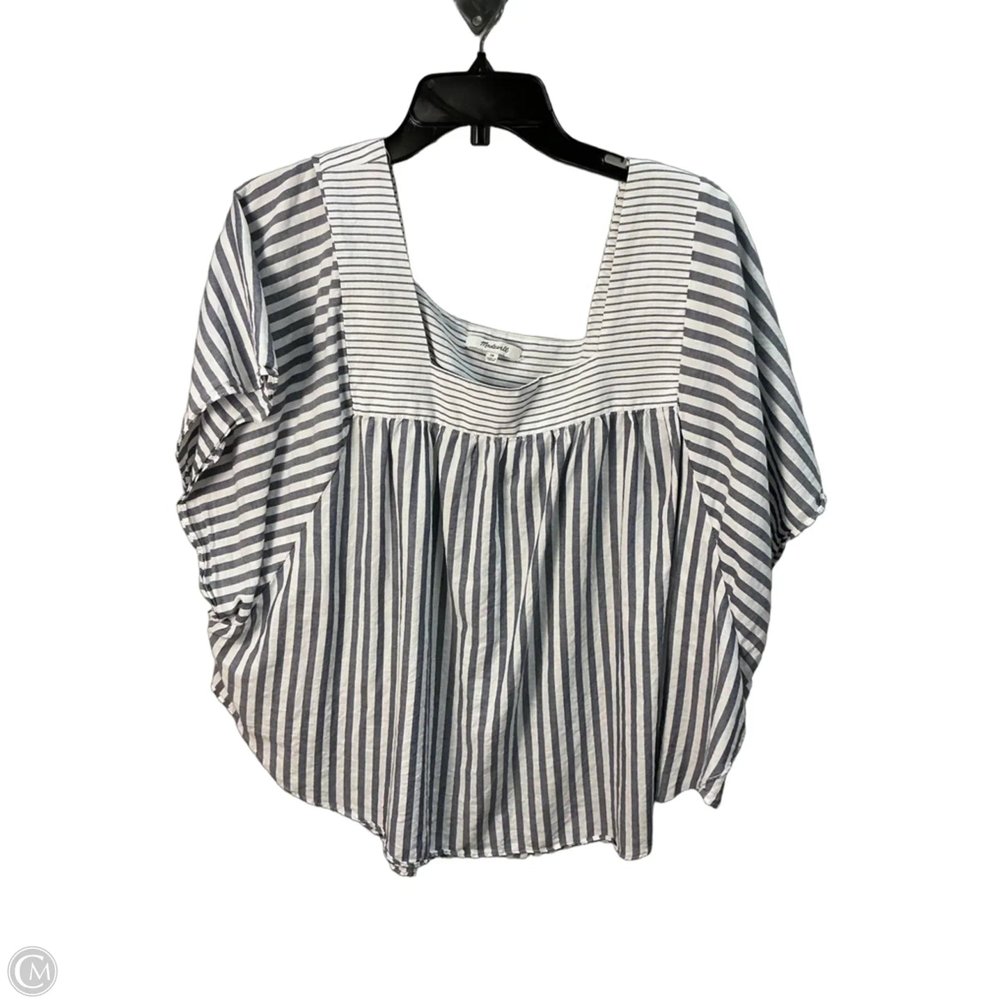 Top Short Sleeve By Madewell In Grey, Size: 22