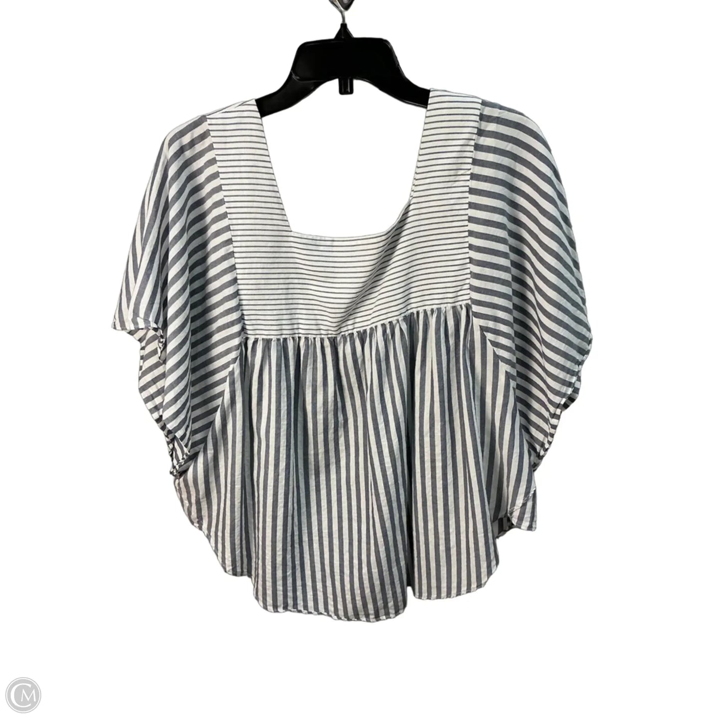 Top Short Sleeve By Madewell In Grey, Size: 22