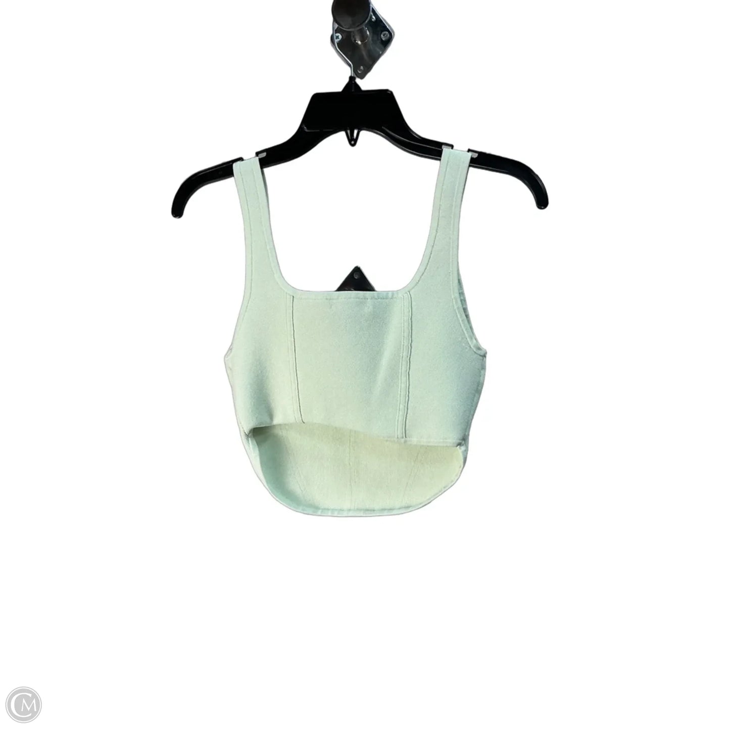 Top Sleeveless By Babaton In Green, Size: M