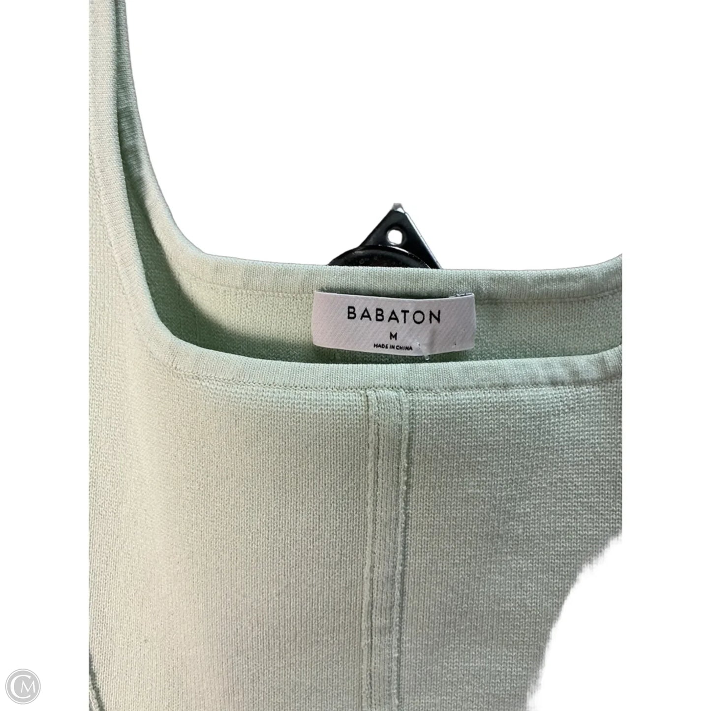 Top Sleeveless By Babaton In Green, Size: M