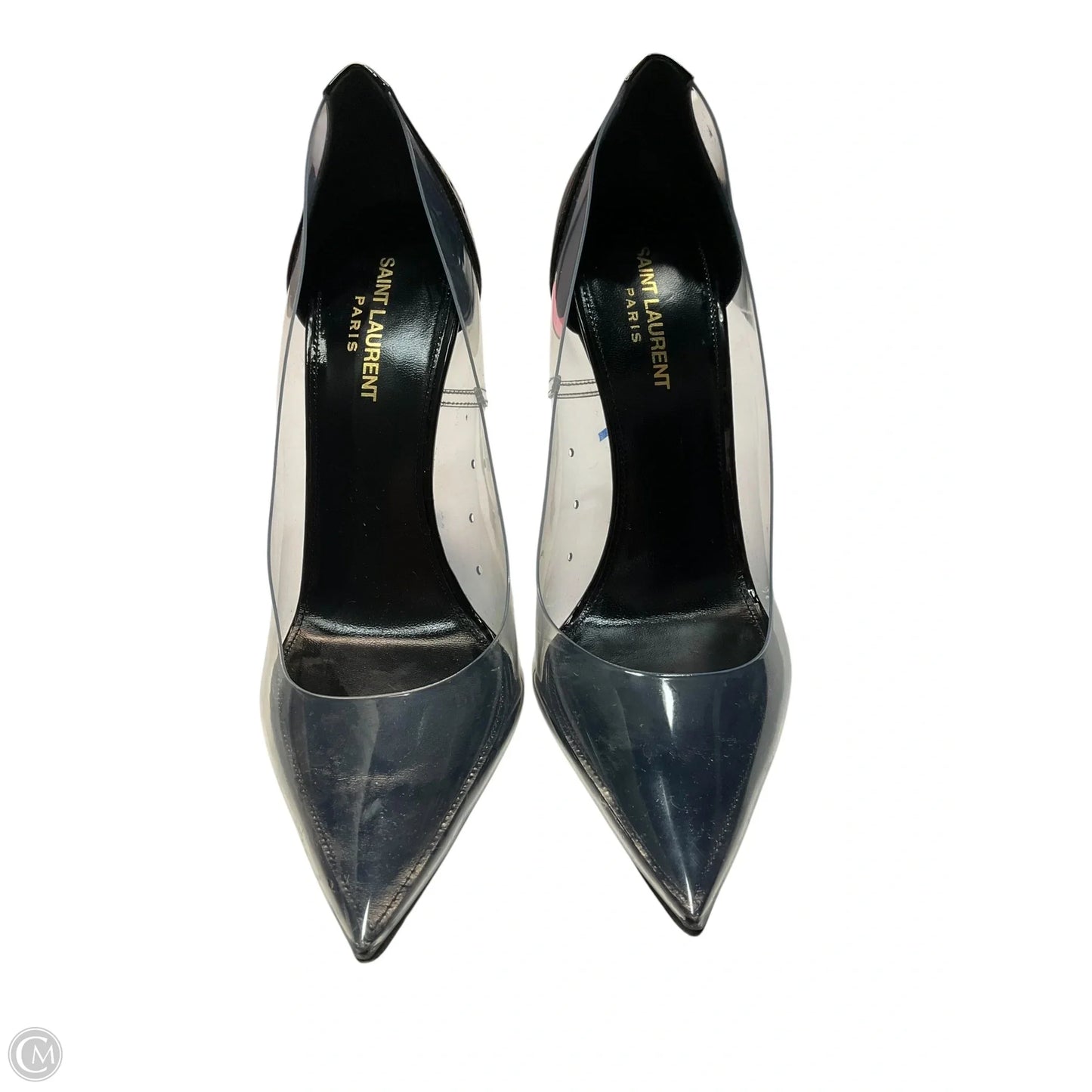 Shoes Luxury Designer By Yves Saint Laurent In Black, Size: 10